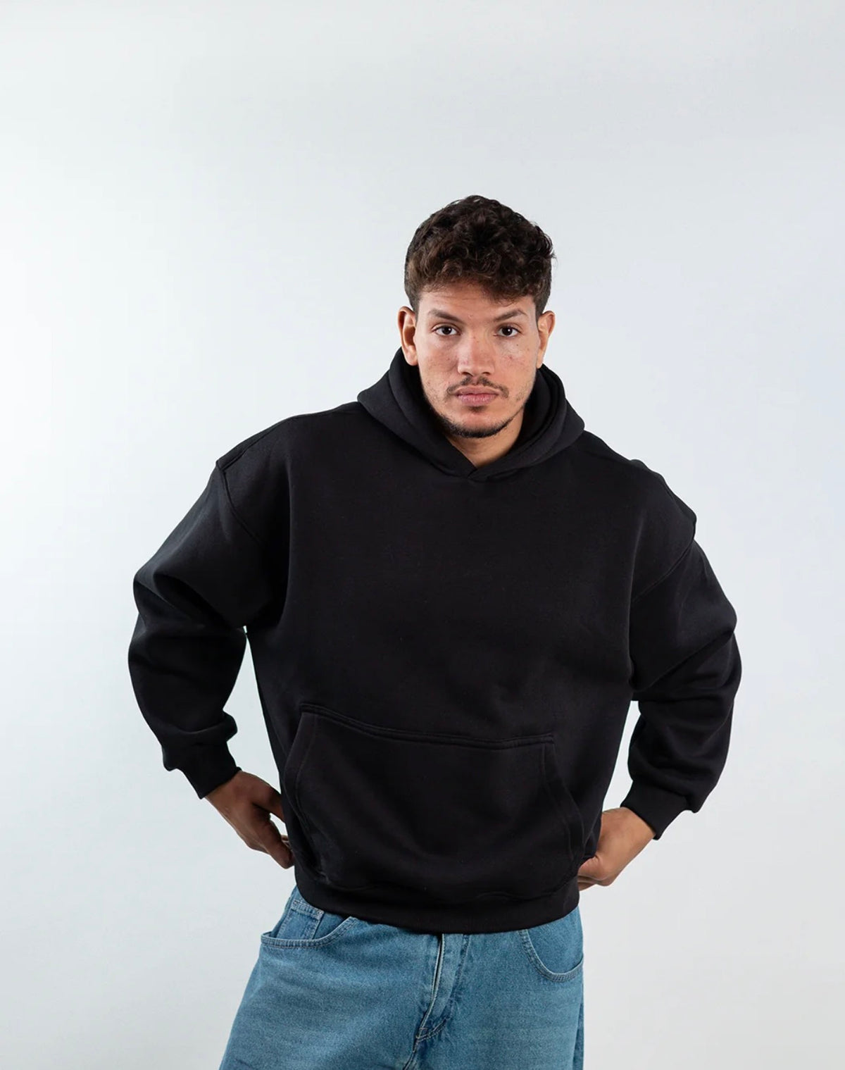 Black - Boxy Hoodie