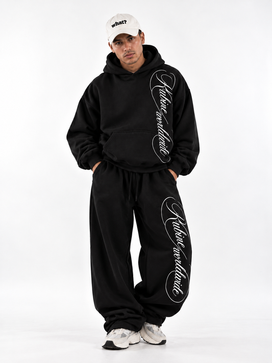 Rubine® Worldwide Tracksuit – Black