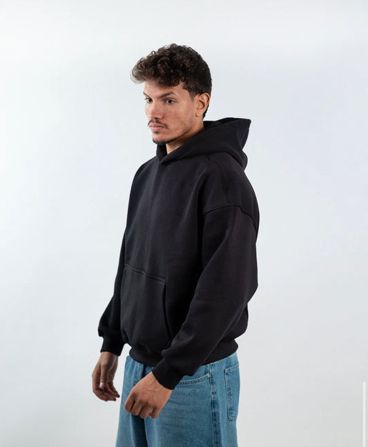 Black - Boxy Hoodie