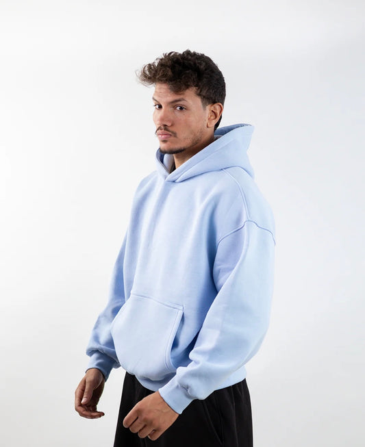 Baby Blue - Boxy Hoodie