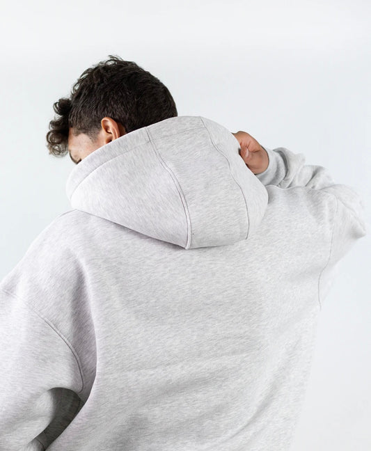 Boxy Zip Up-Gray
