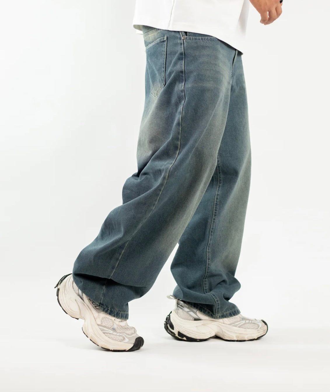 Vintage Blue Balloon Denim