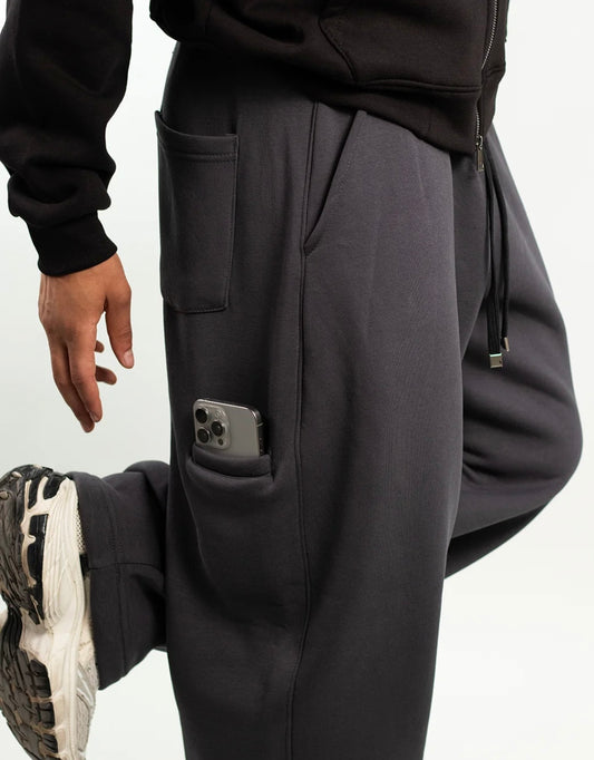 Dark Grey wide leg sweatpant