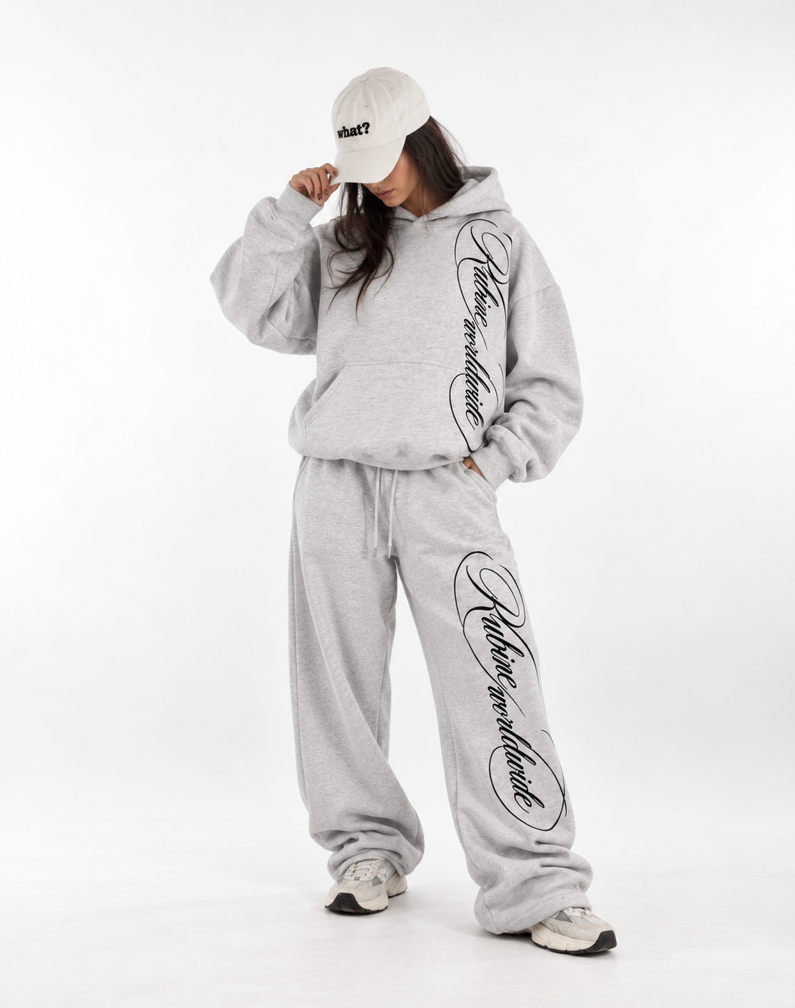 Rubine® Worldwide Tracksuit – Light Grey