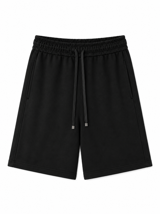 Essential Black Sweat Shorts