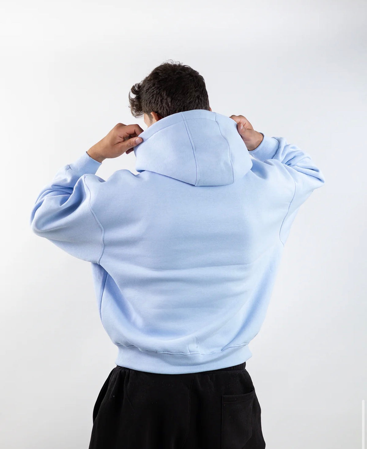 Baby Blue - Boxy Hoodie