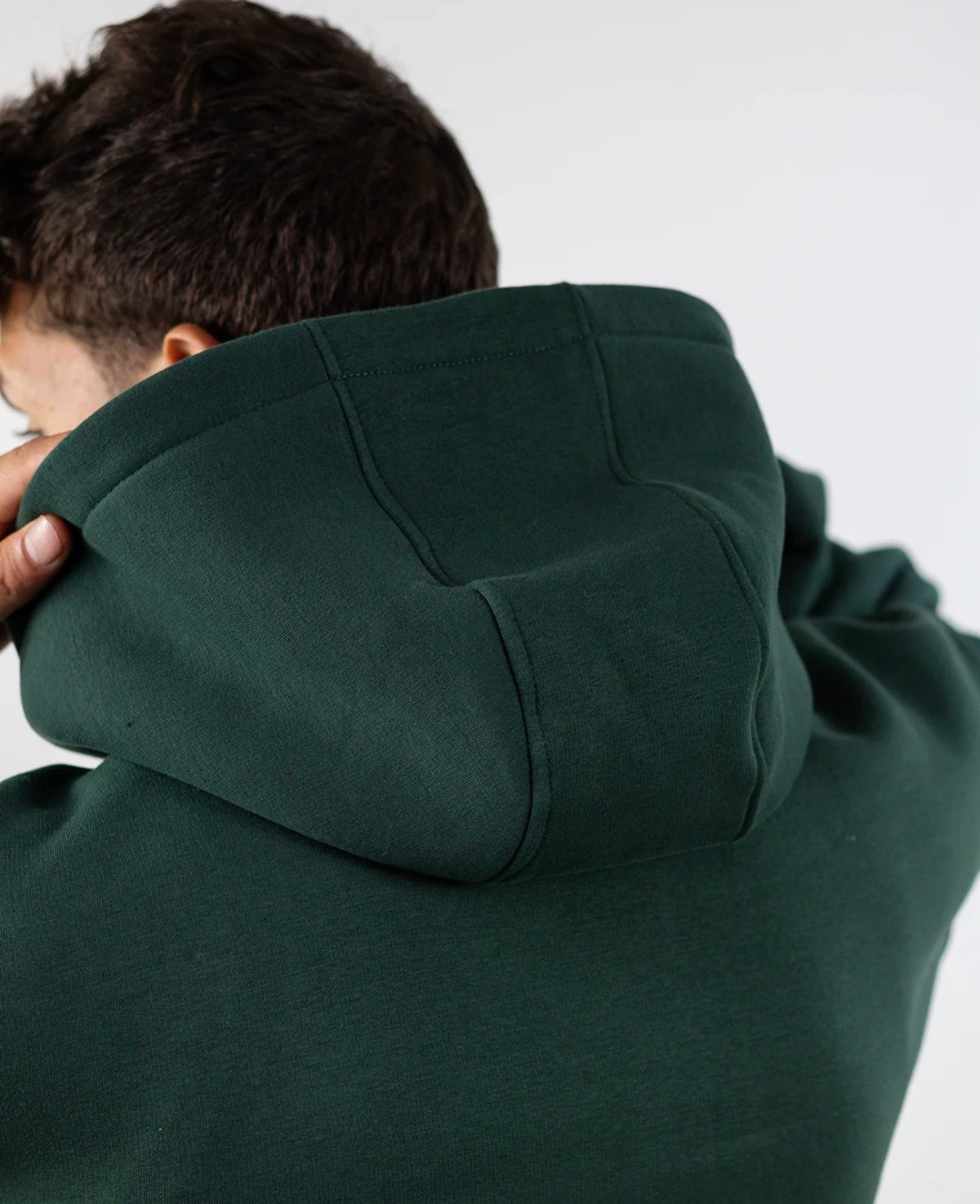 Dark Olive- Boxy Hoodie