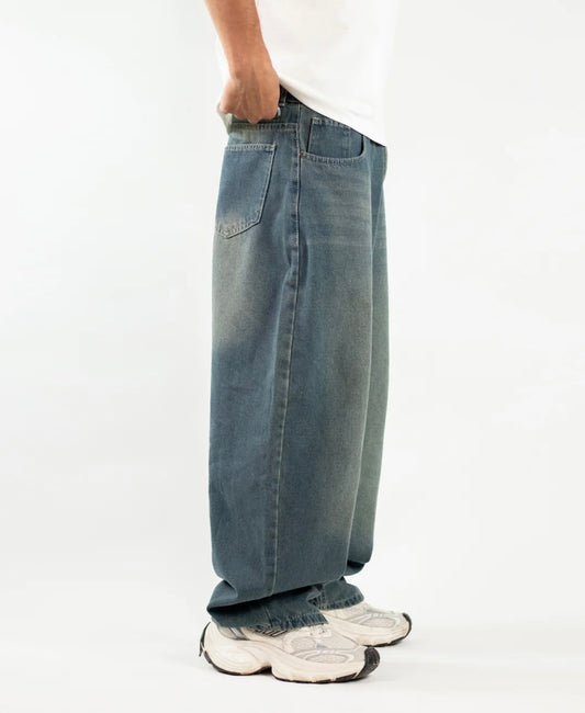 Vintage Blue Balloon Denim