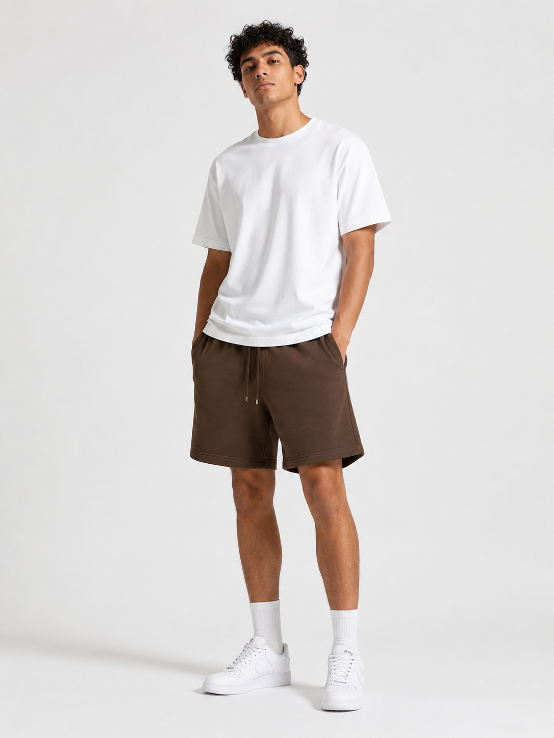 Earth Brown Premium Sweat Shorts