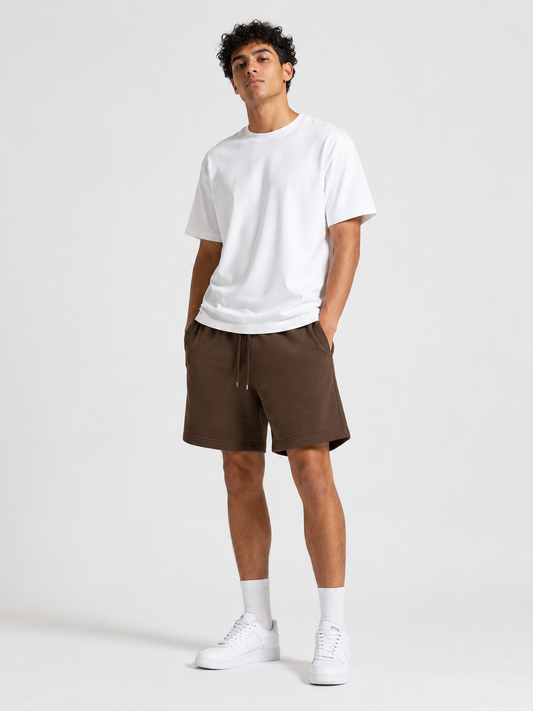 Earth Brown Premium Sweat Shorts