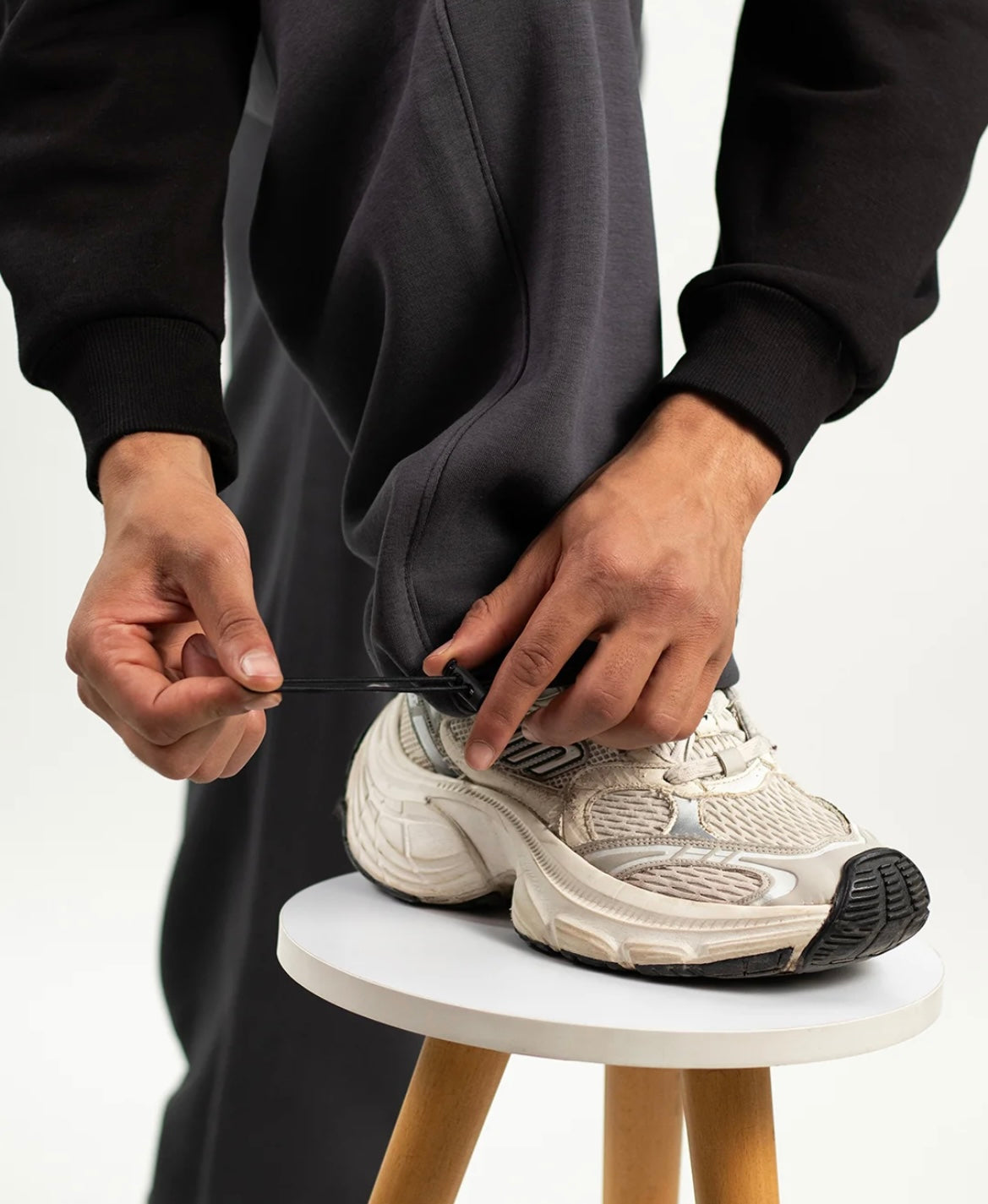 Dark Grey wide leg sweatpant