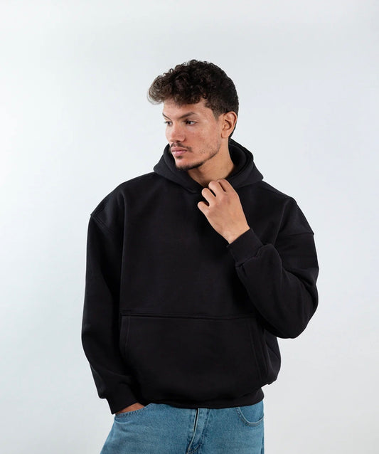 Black - Boxy Hoodie
