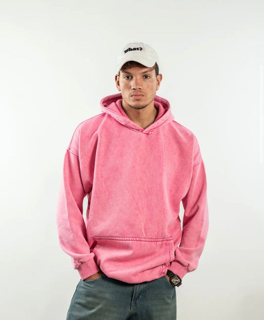 Rose - Washed Oversized Hoodie