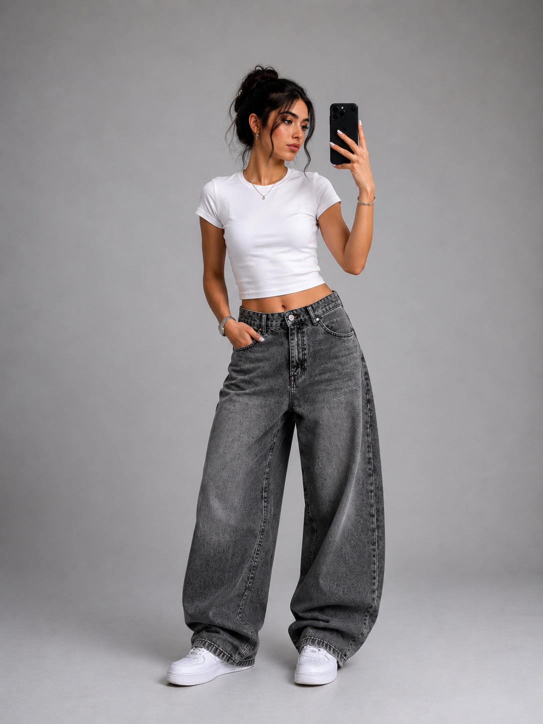 Ash Gray Denim