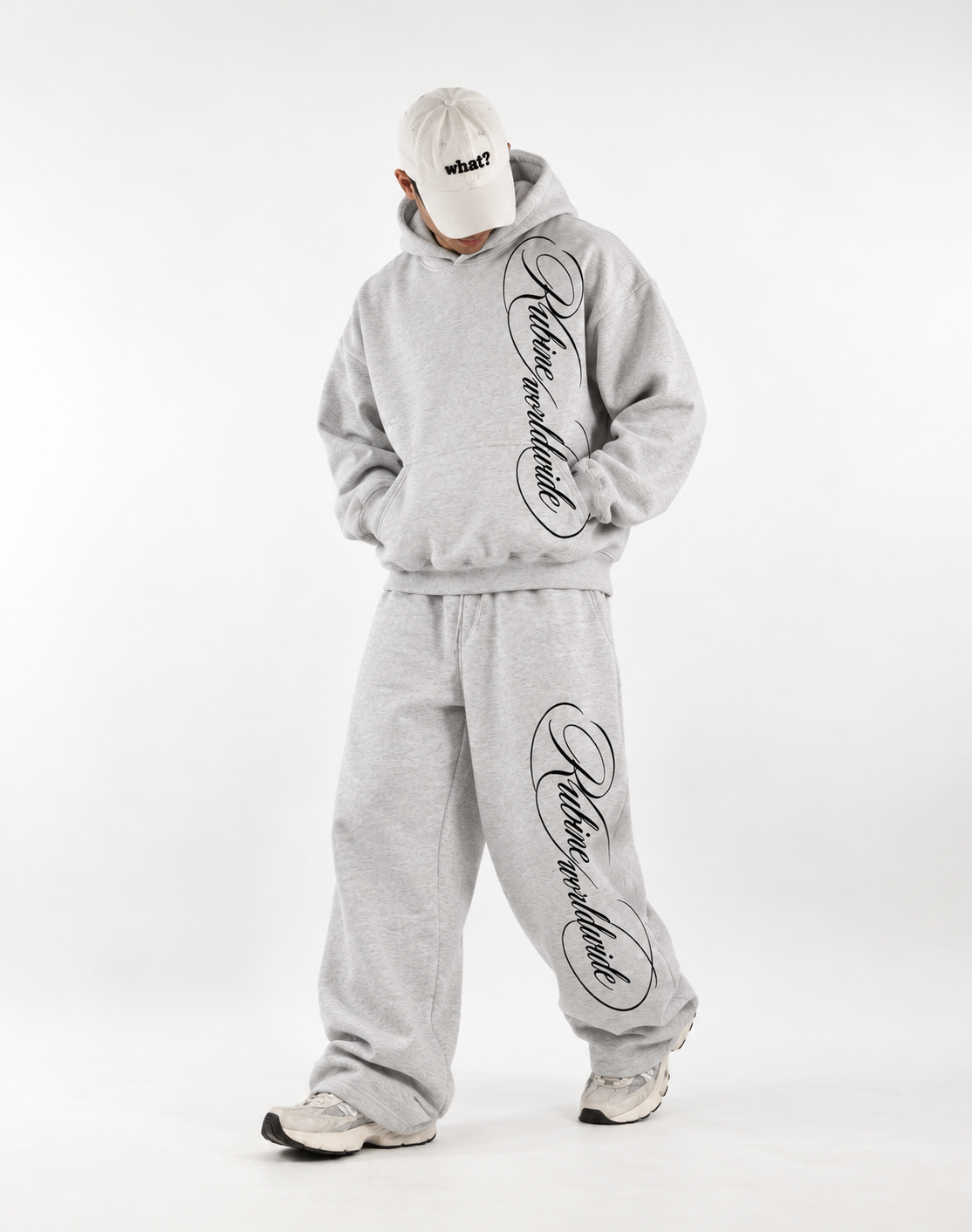 Rubine® Worldwide Tracksuit – Light Grey