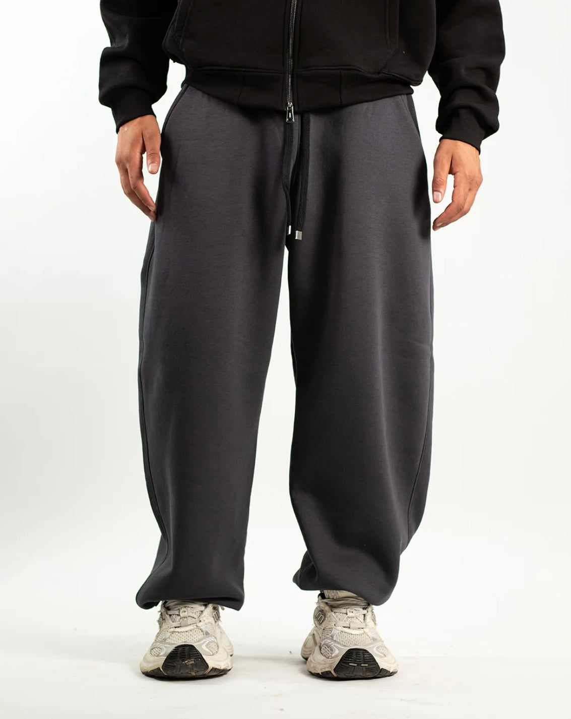 Dark Grey wide leg sweatpant