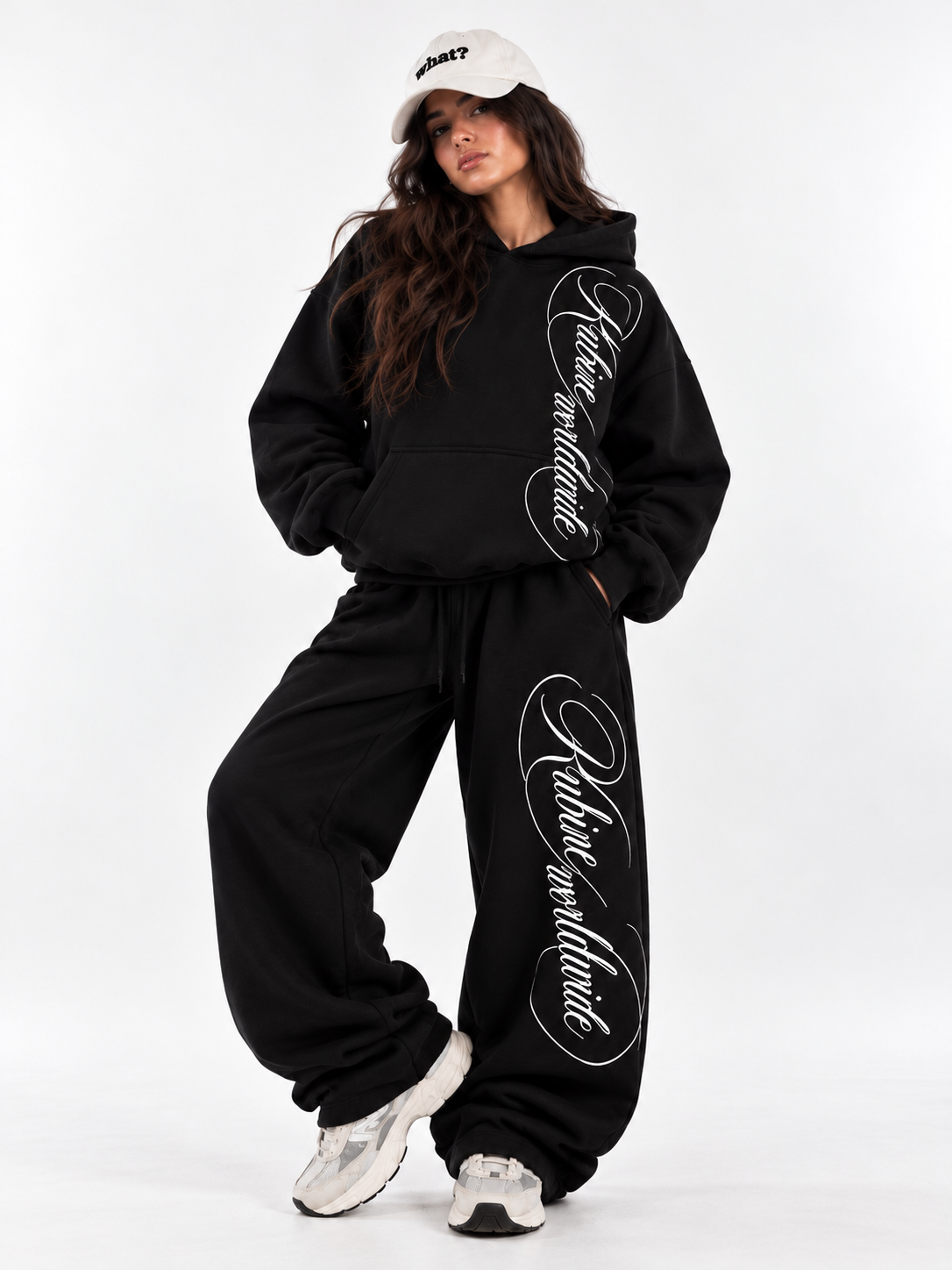 Rubine® Worldwide Tracksuit –  Black