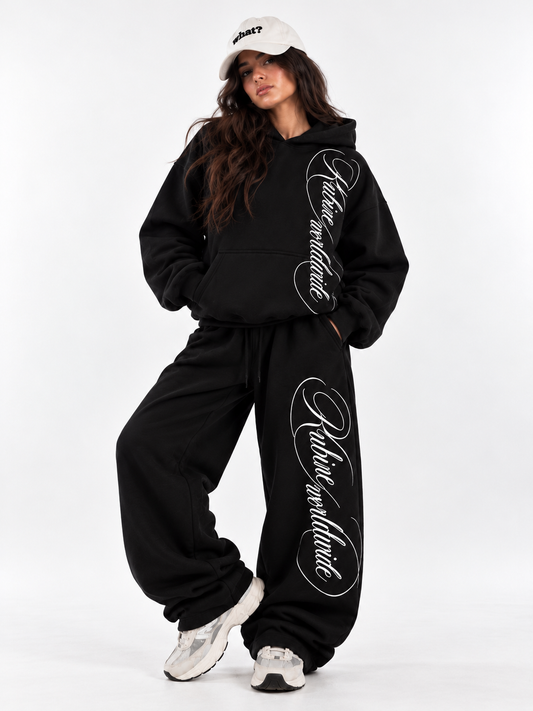 Rubine® Worldwide Tracksuit –  Black