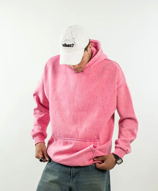 Rose - Washed Oversized Hoodie