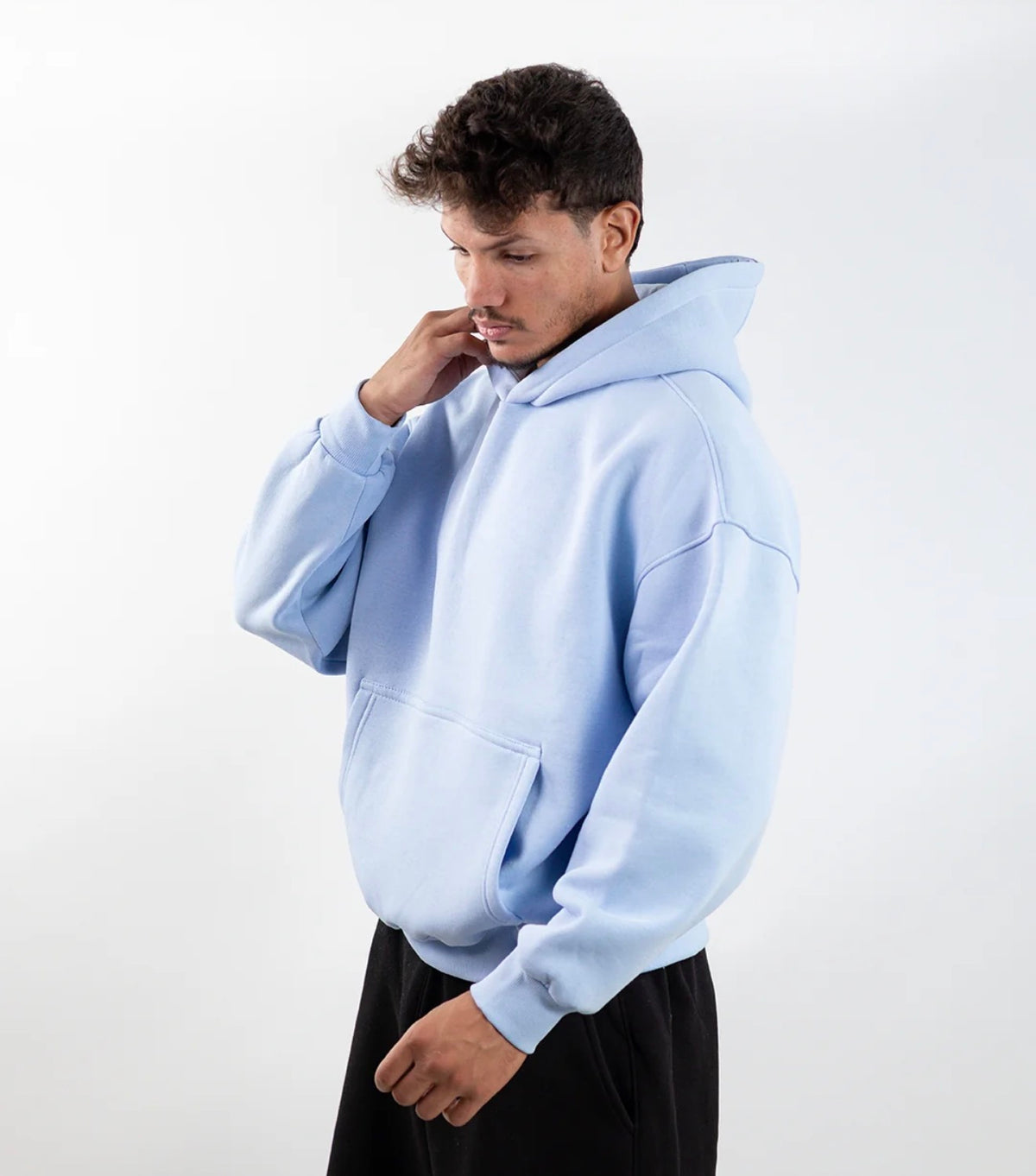 Baby Blue - Boxy Hoodie