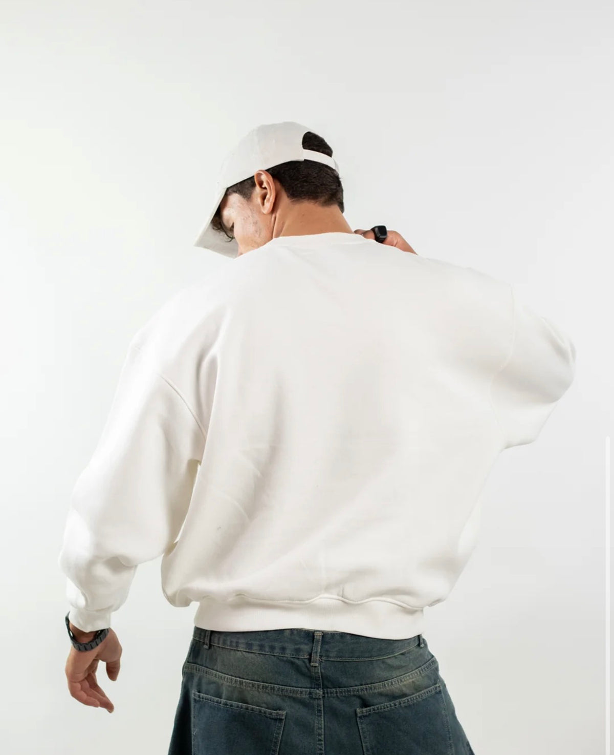 White - Boxy Crew Nick