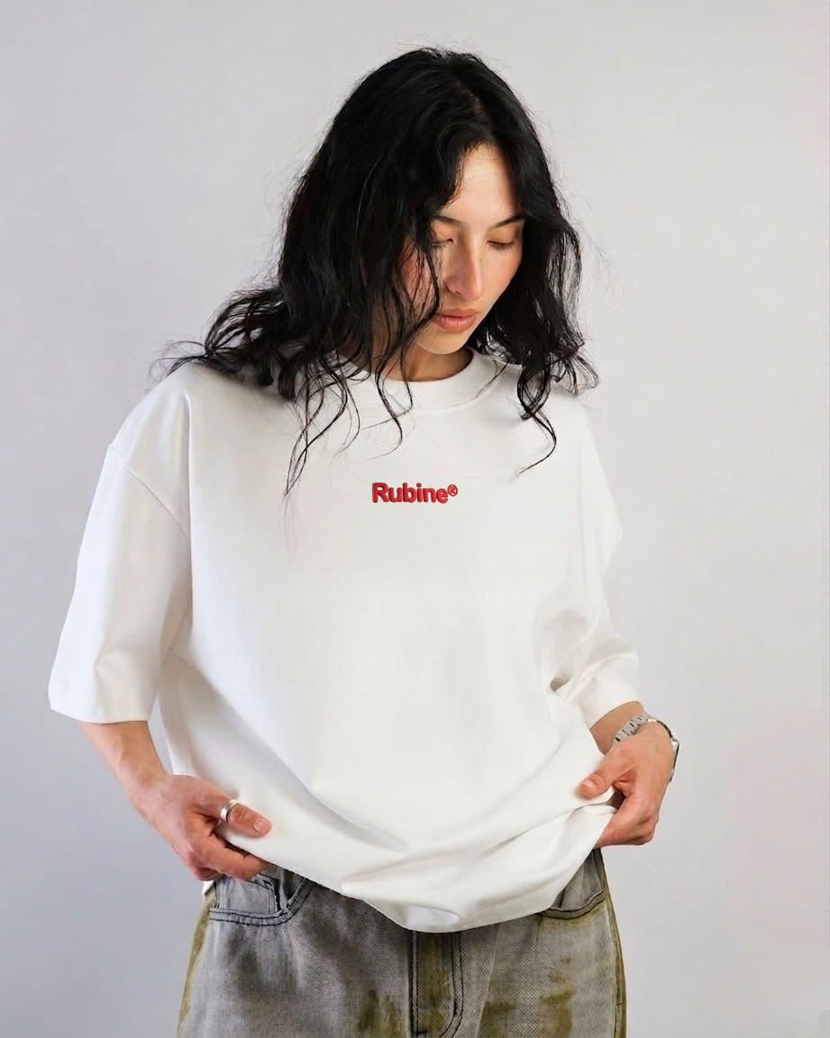 Rubine® "Inspiration" Puff Graphic Oversized Tee