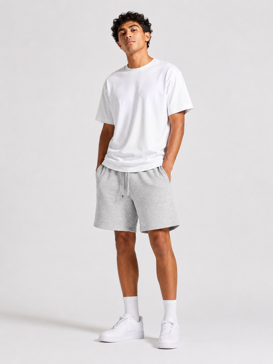 Classic Light Grey Sweat Shorts