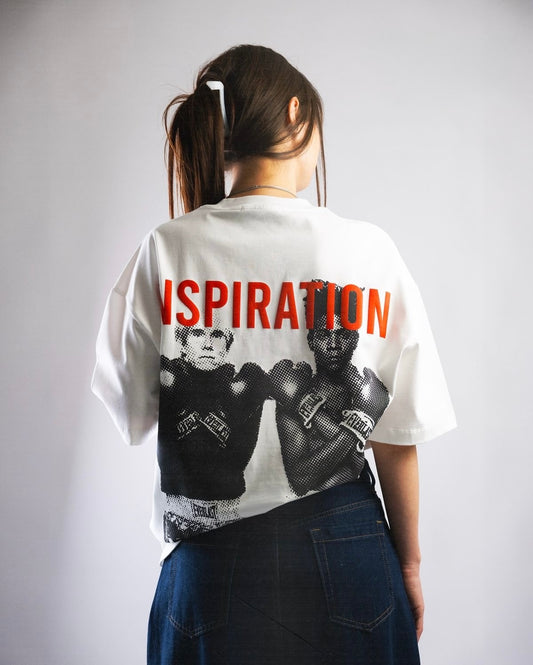Rubine® "Inspiration" Puff Graphic Oversized Tee