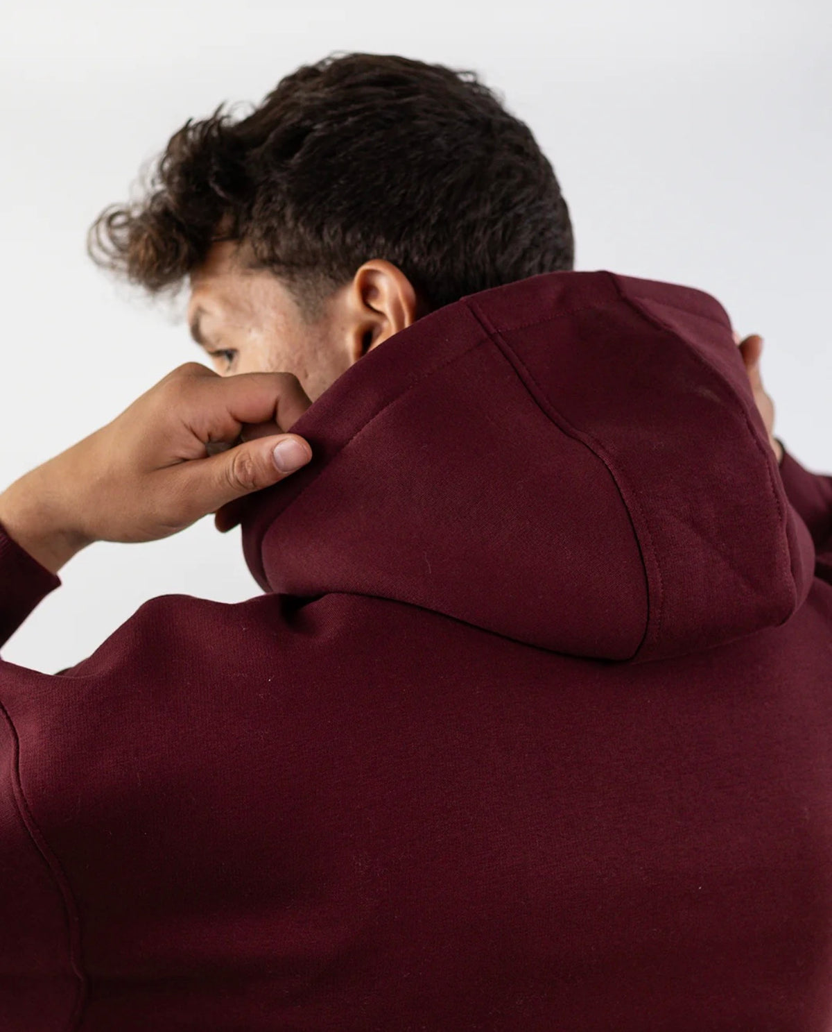 Burgandy - Boxy Hoodie