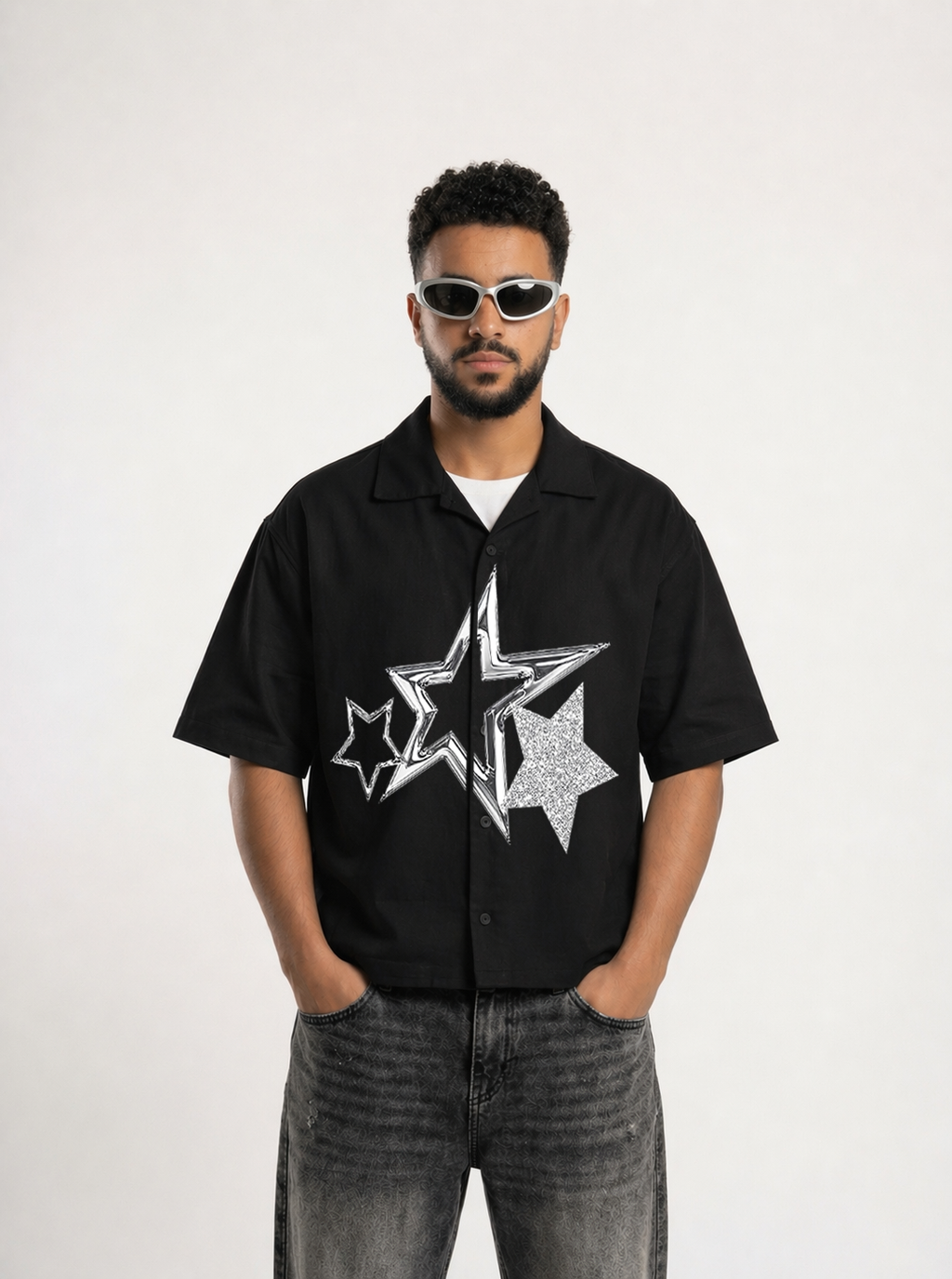 Midnight Star Statement boxy Shirt