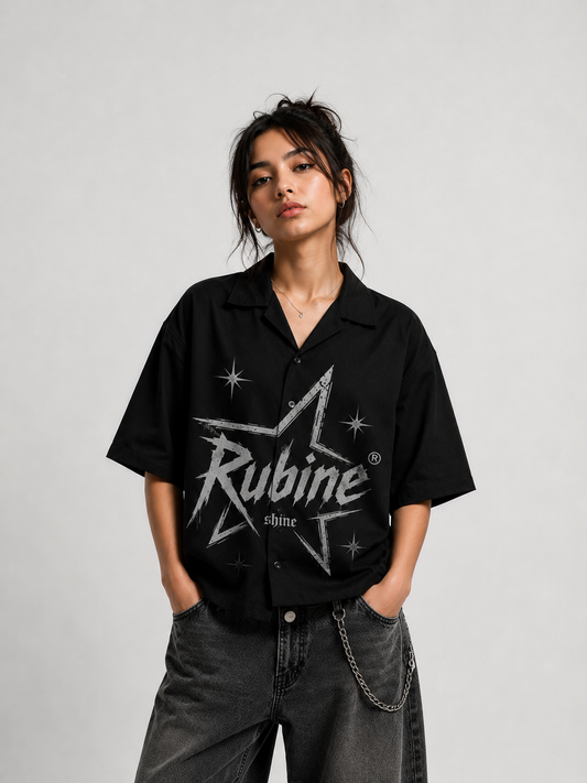 Rubine® Shine Star Shirt — Black Edition