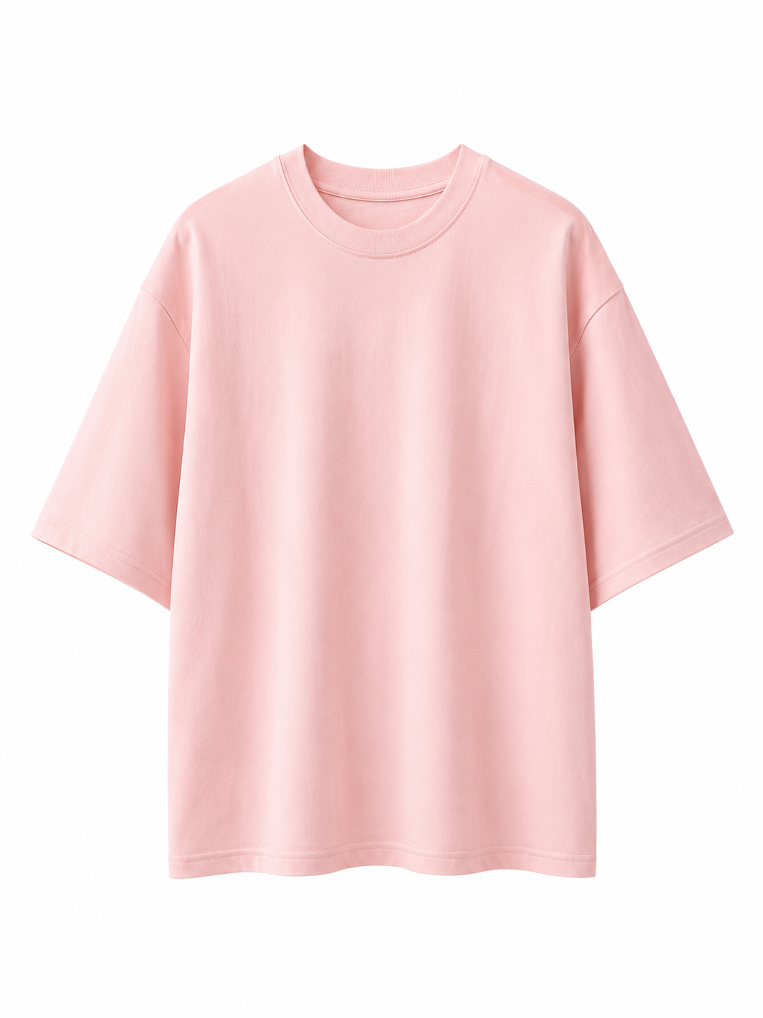 Soft Pink Boxy Fit T-Shirt