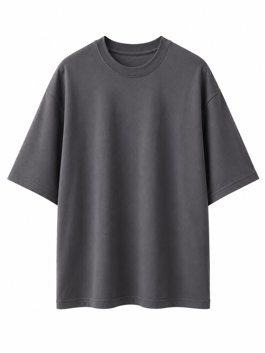 Charcoal
 Gray Boxy Fit T-Shirt