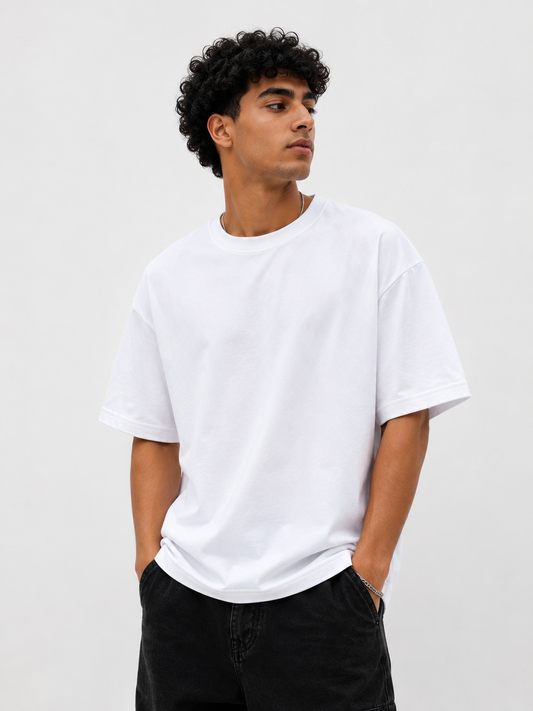 Classic White Boxy Fit T-Shirt