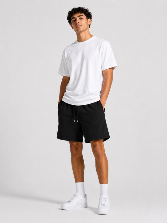 Essential Black Sweat Shorts