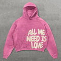 All we need is love oversized fit
