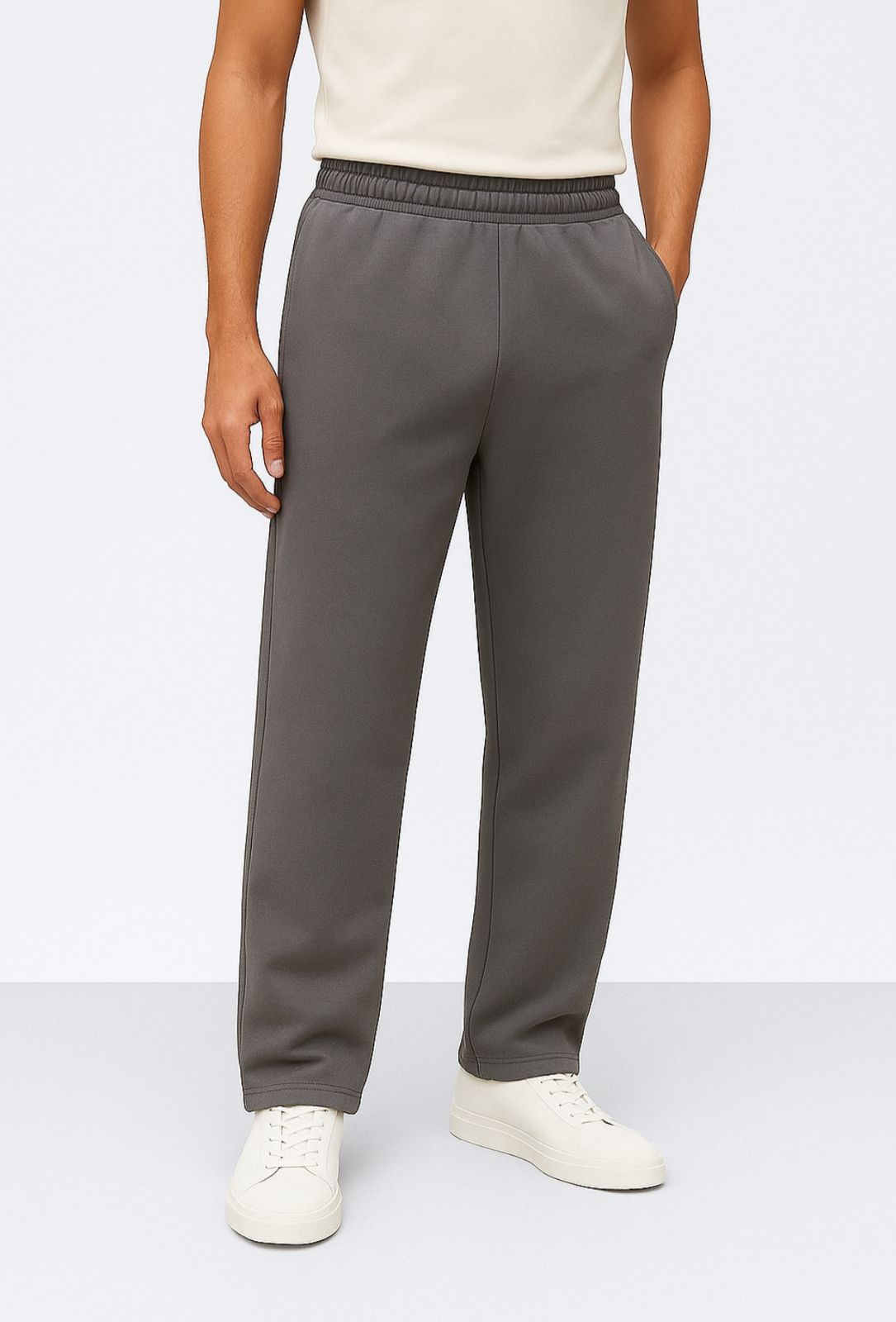 Dark Grey wide leg sweatpant