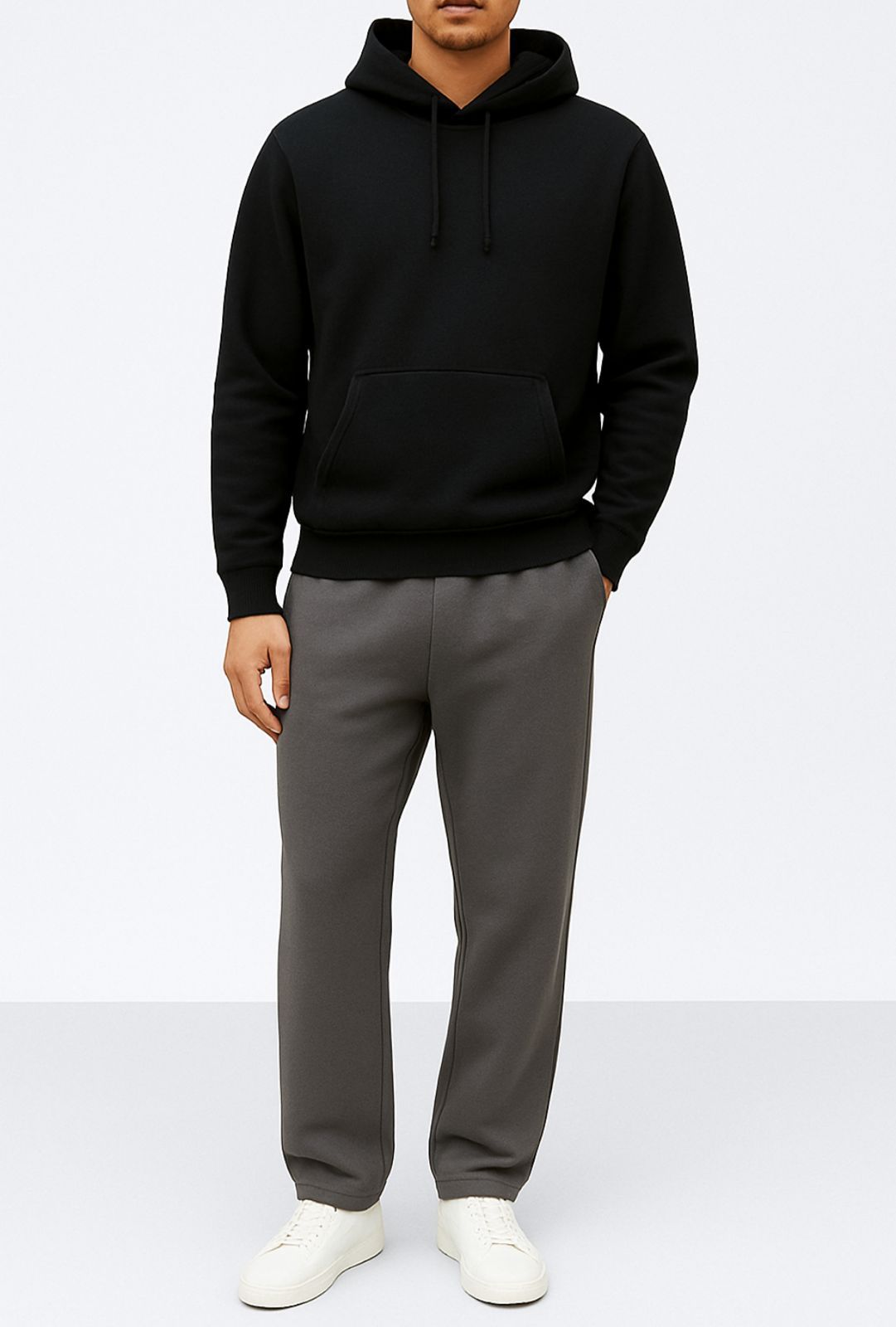 Dark Grey wide leg sweatpant